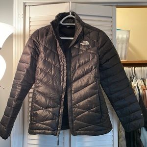 North Face Hoodless Slim Puffer Jacket